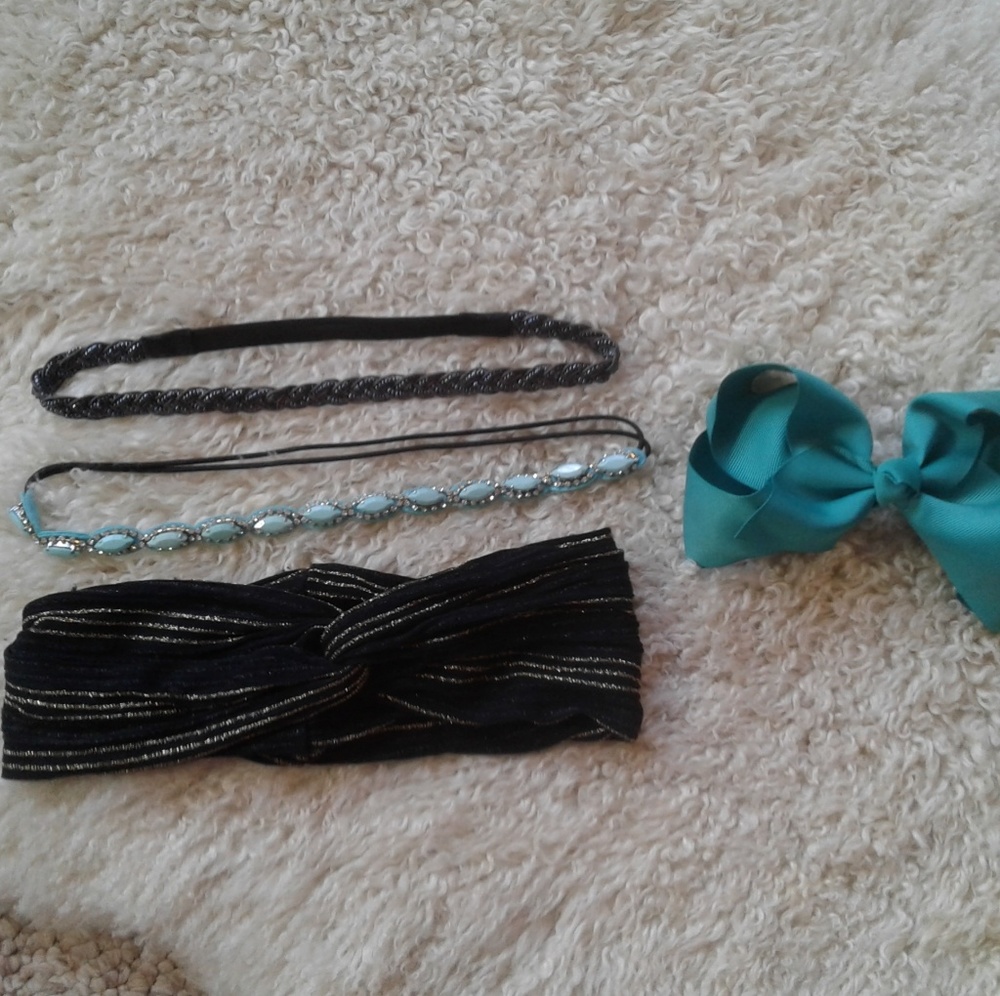 Headband and Bow Hair Accessory Lot